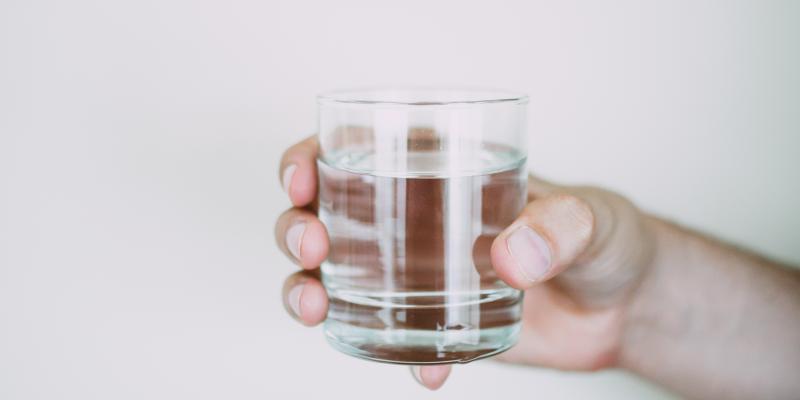 glass of water